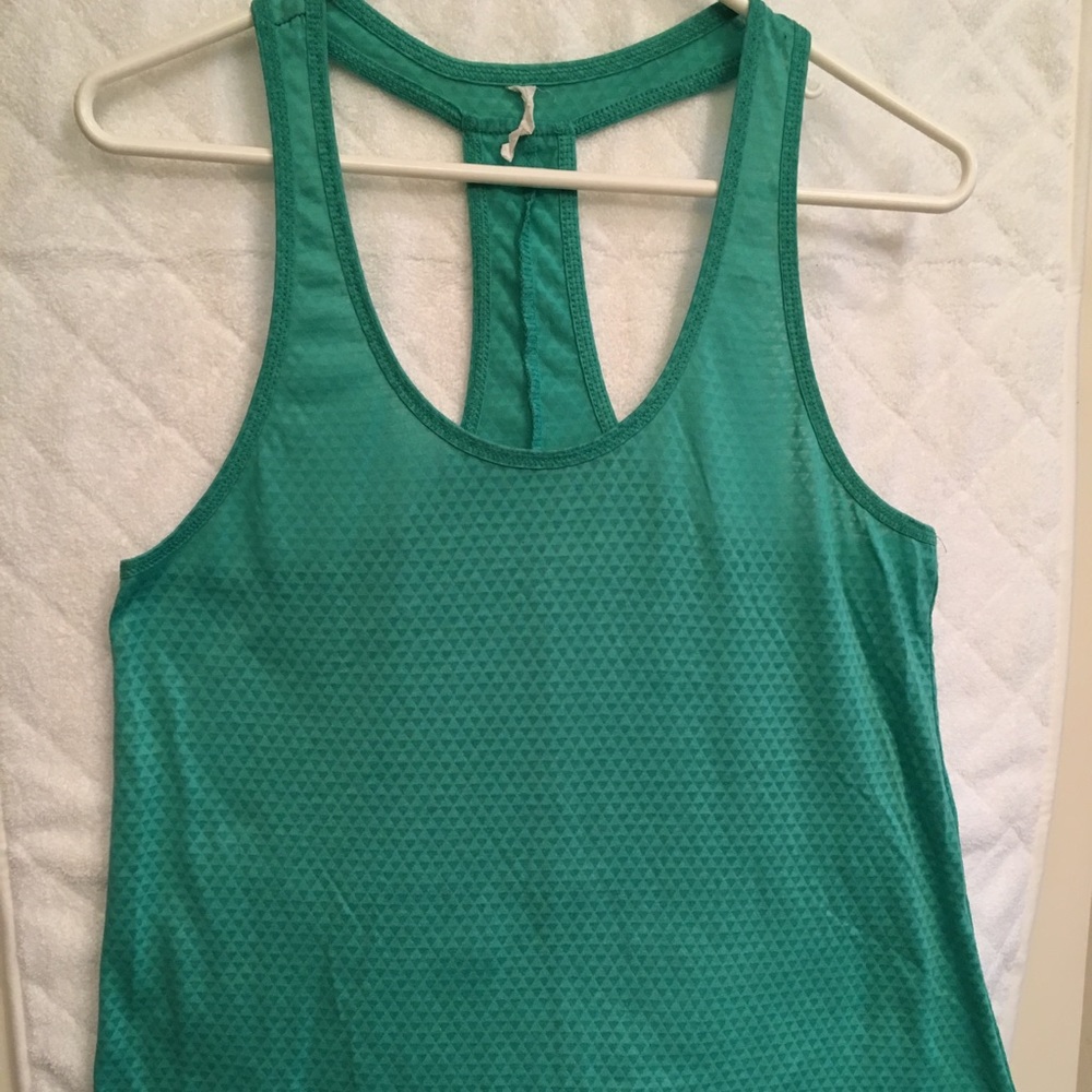 Racerback athletic tank